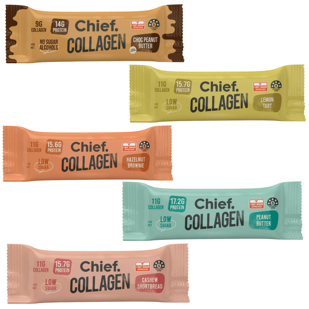 Chief. Nutrition Collagen Protein Bars