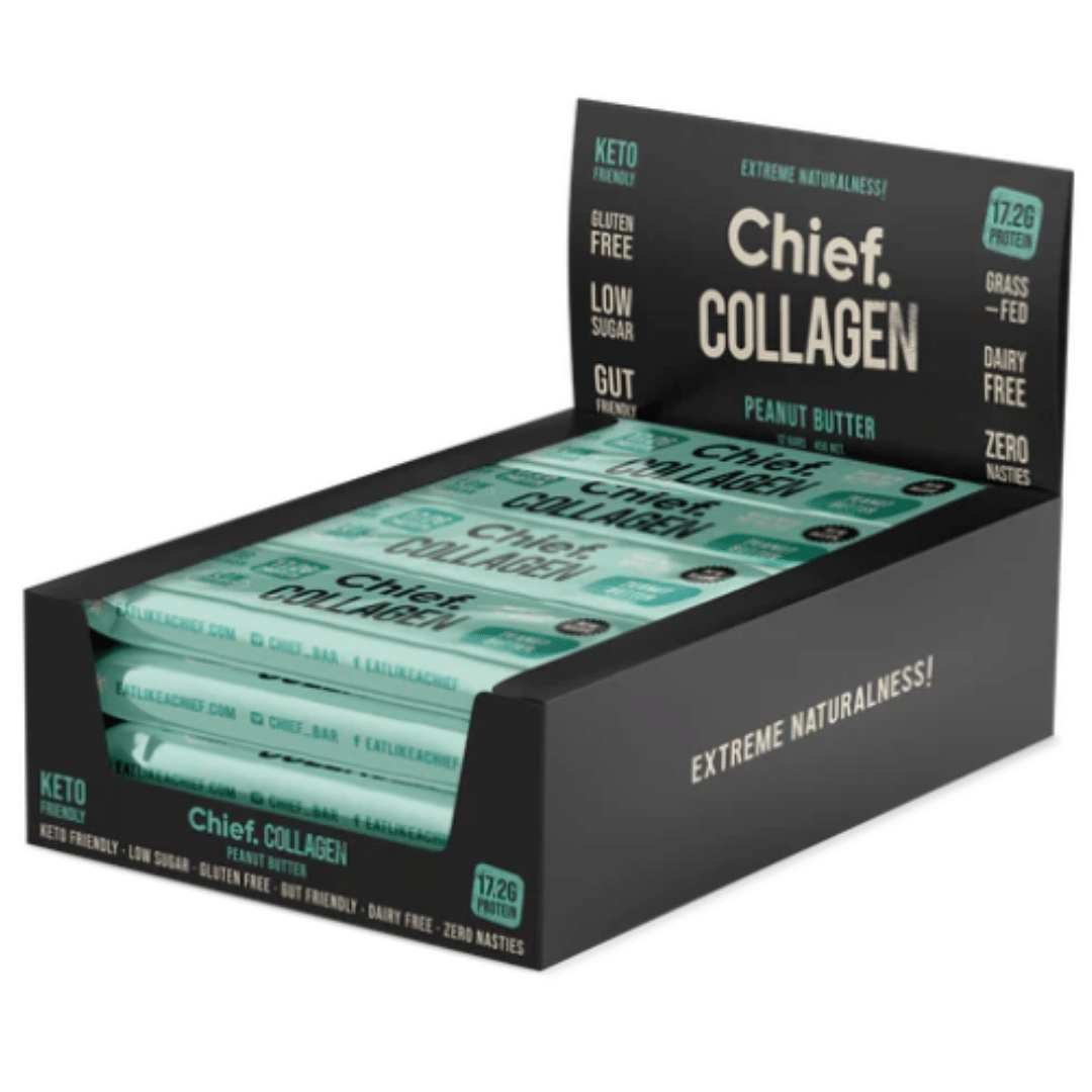 Chief. Nutrition Collagen Protein Bars