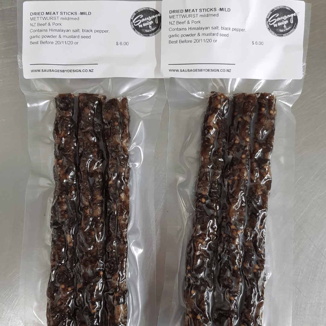 Sausages By Design Dried Mettwurst Nitrate Free Salami Sticks