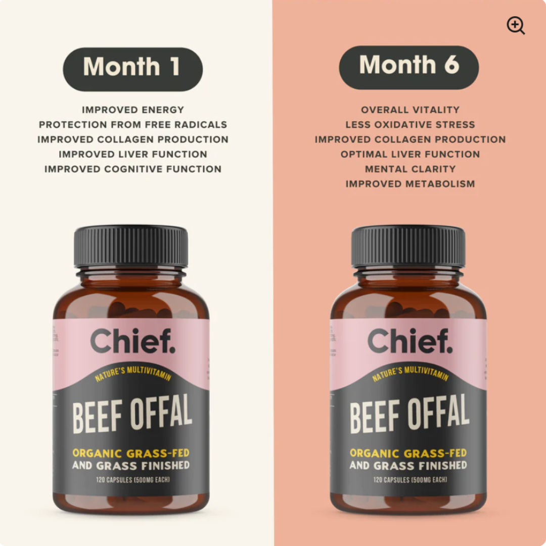Chief Nutrition Organic Beef Offal Multivitamin