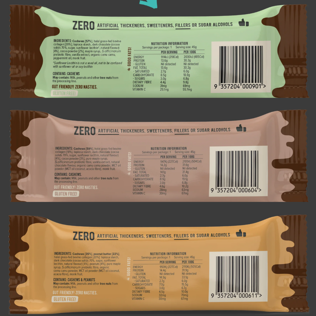 Chief. Nutrition Collagen Protein Bars
