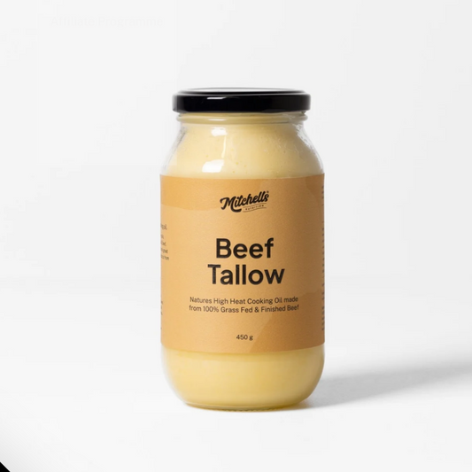 100% Grass-Fed & Finished Beef Tallow