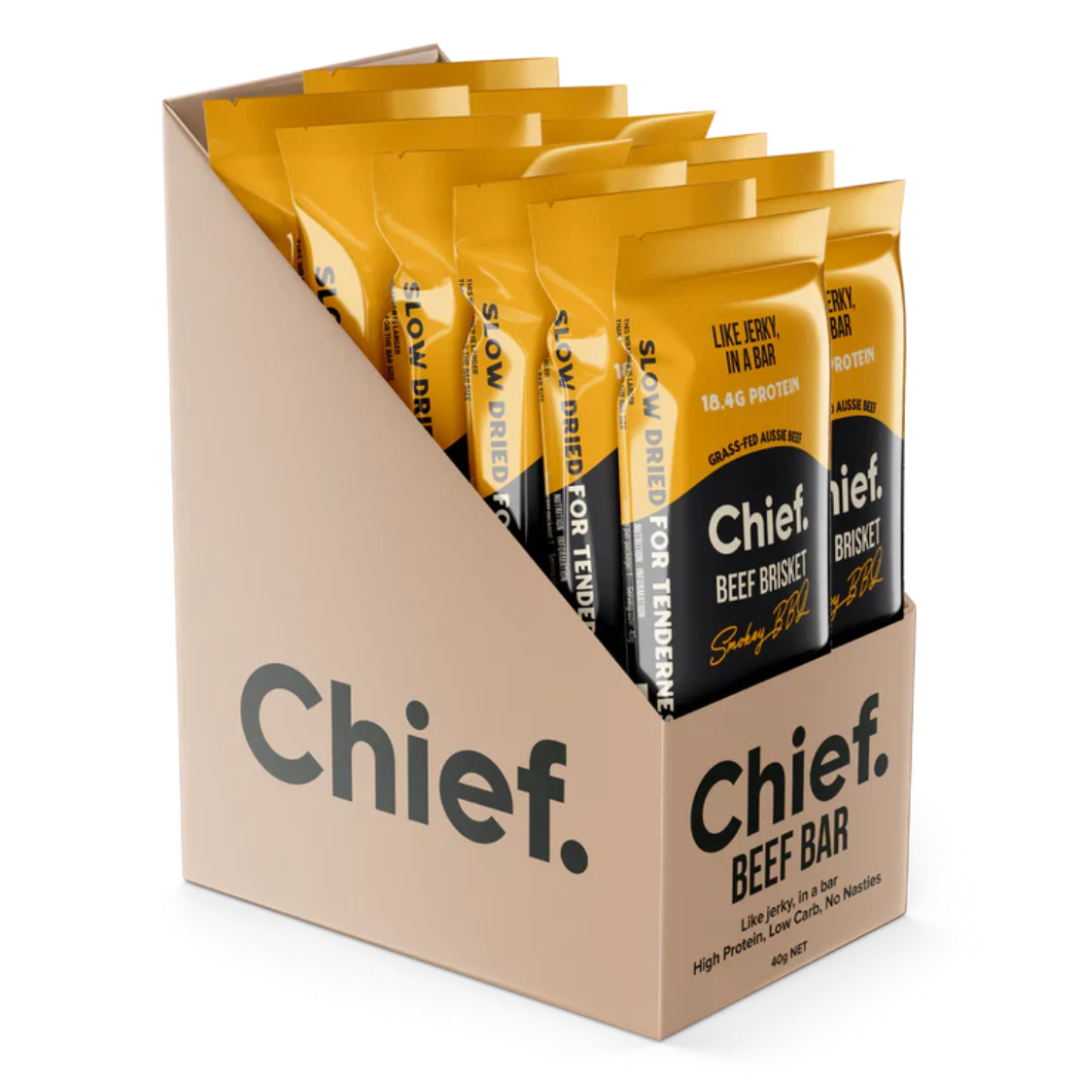 Chief. Nutrition Beef Bars