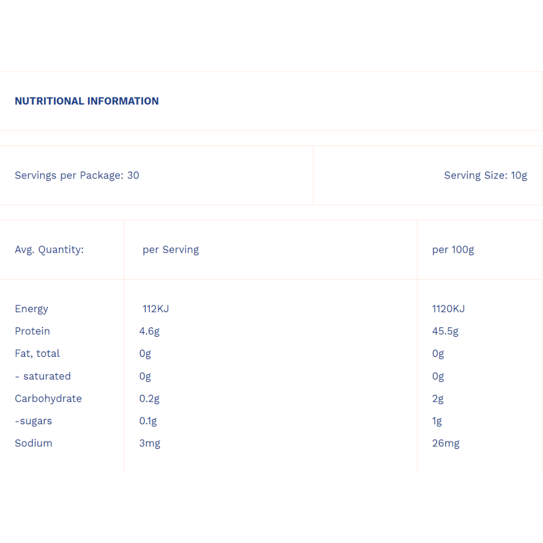 Soochi Unflavoured Prebiotic + Bovine Collagen Powder
