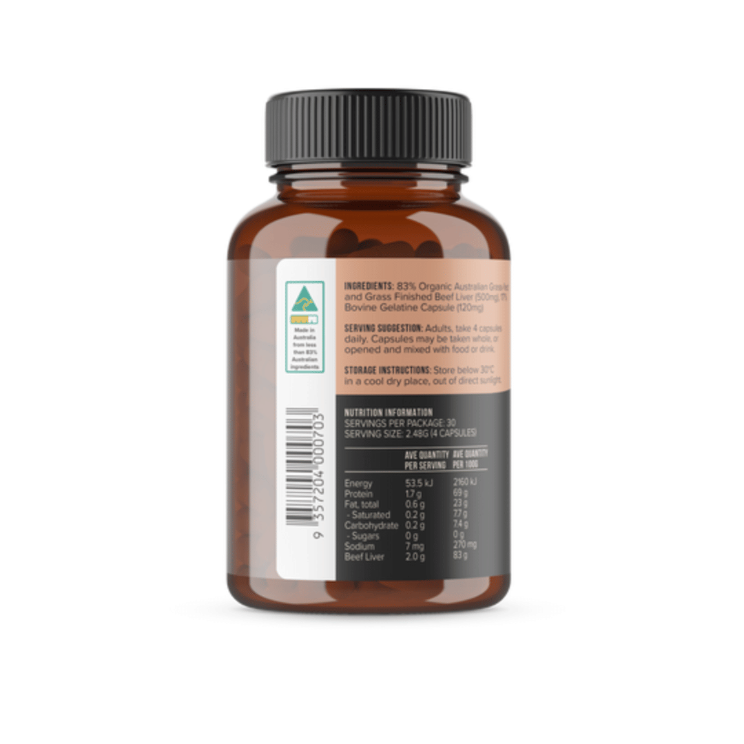 Chief Nutrition Organic Beef Liver Energy Boost