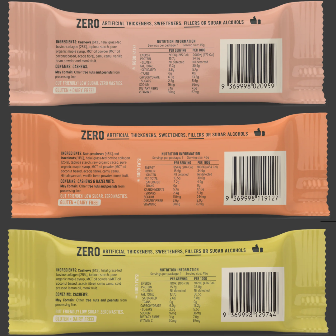 Chief. Nutrition Collagen Protein Bars