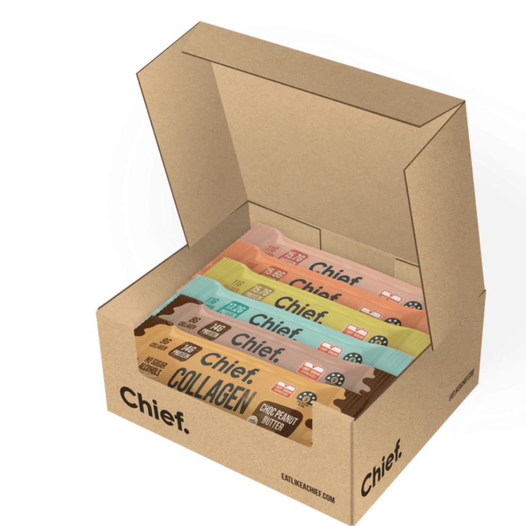 Chief. Nutrition Collagen Protein Bars