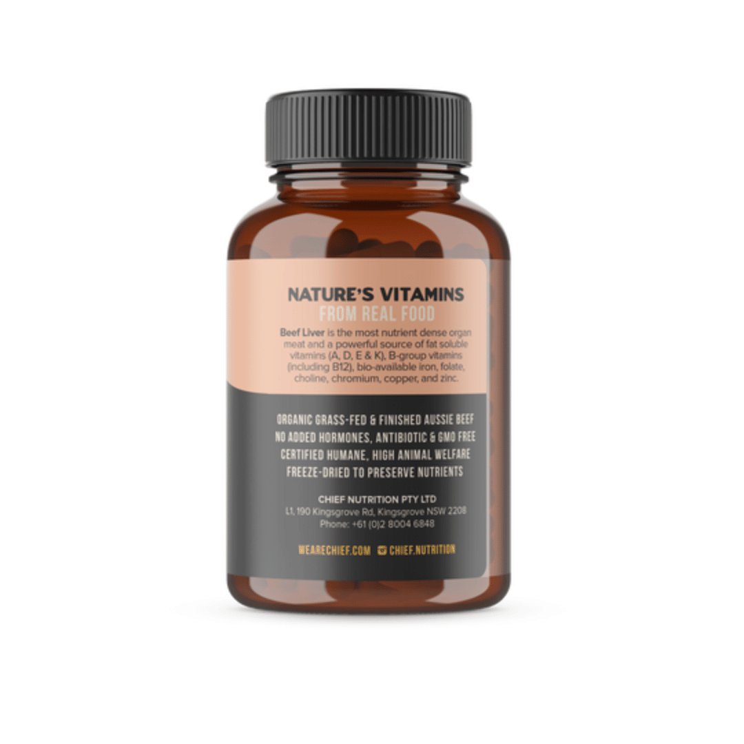Chief Nutrition Organic Beef Liver Energy Boost