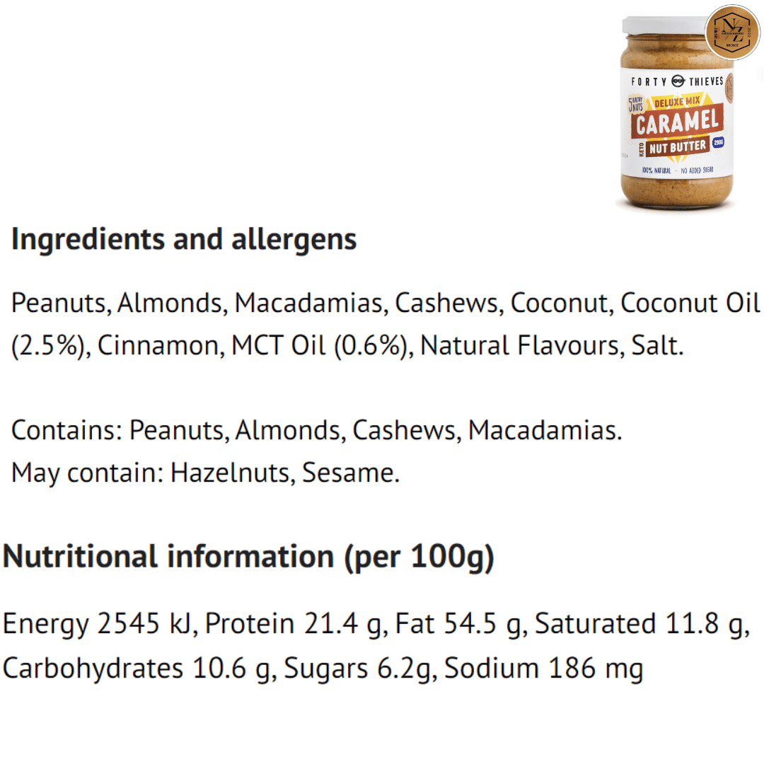 Forty Thieves Keto Nut Butters
