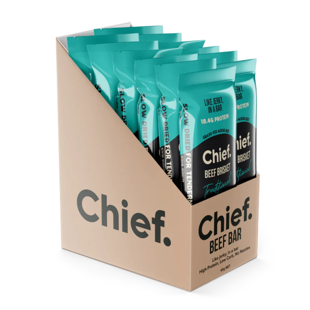 Chief. Nutrition Beef Bars