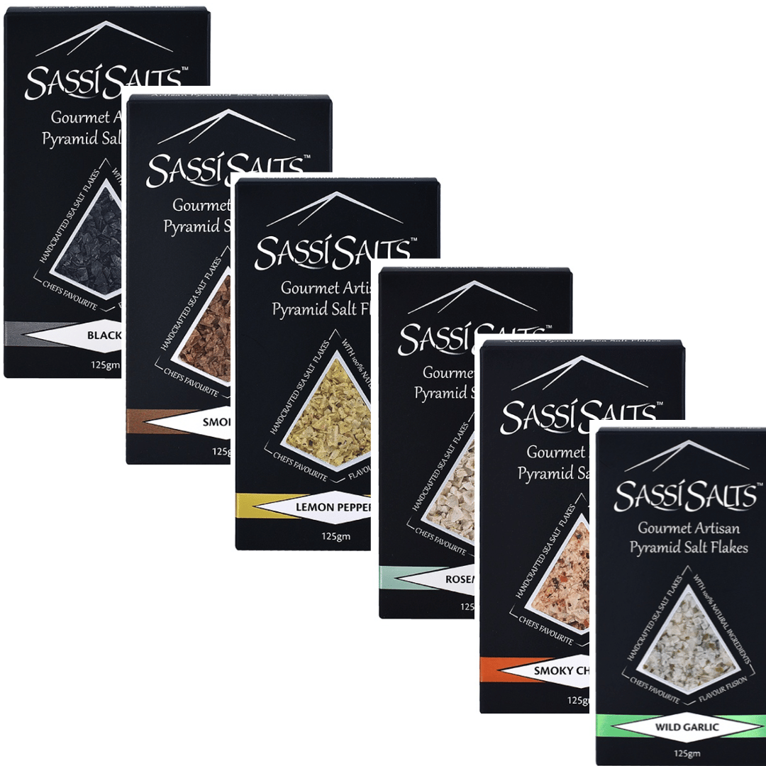 Sassi Salts Gourmet Artisan Pyramid Sea Salt Flakes