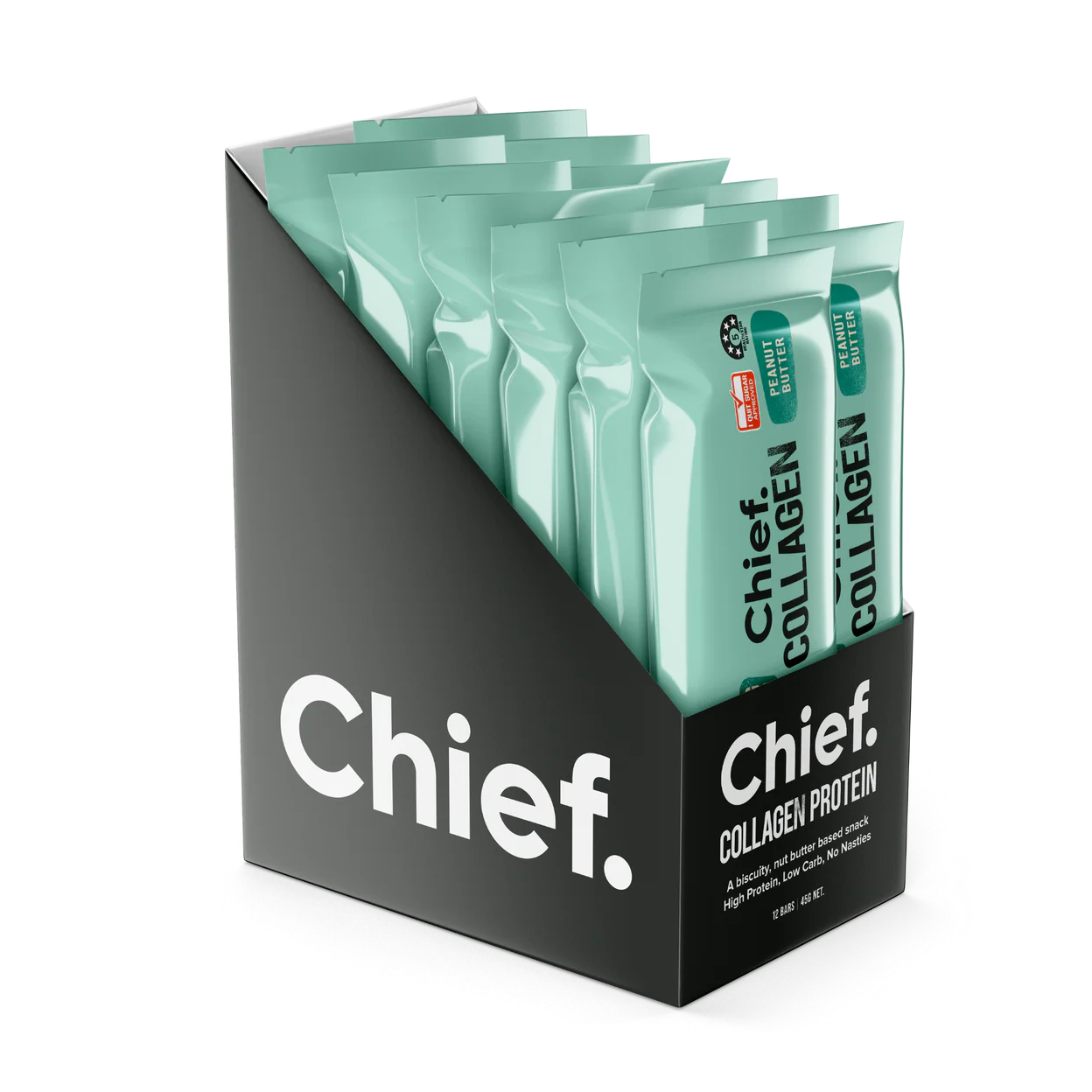 Chief. Nutrition Collagen Protein Bars