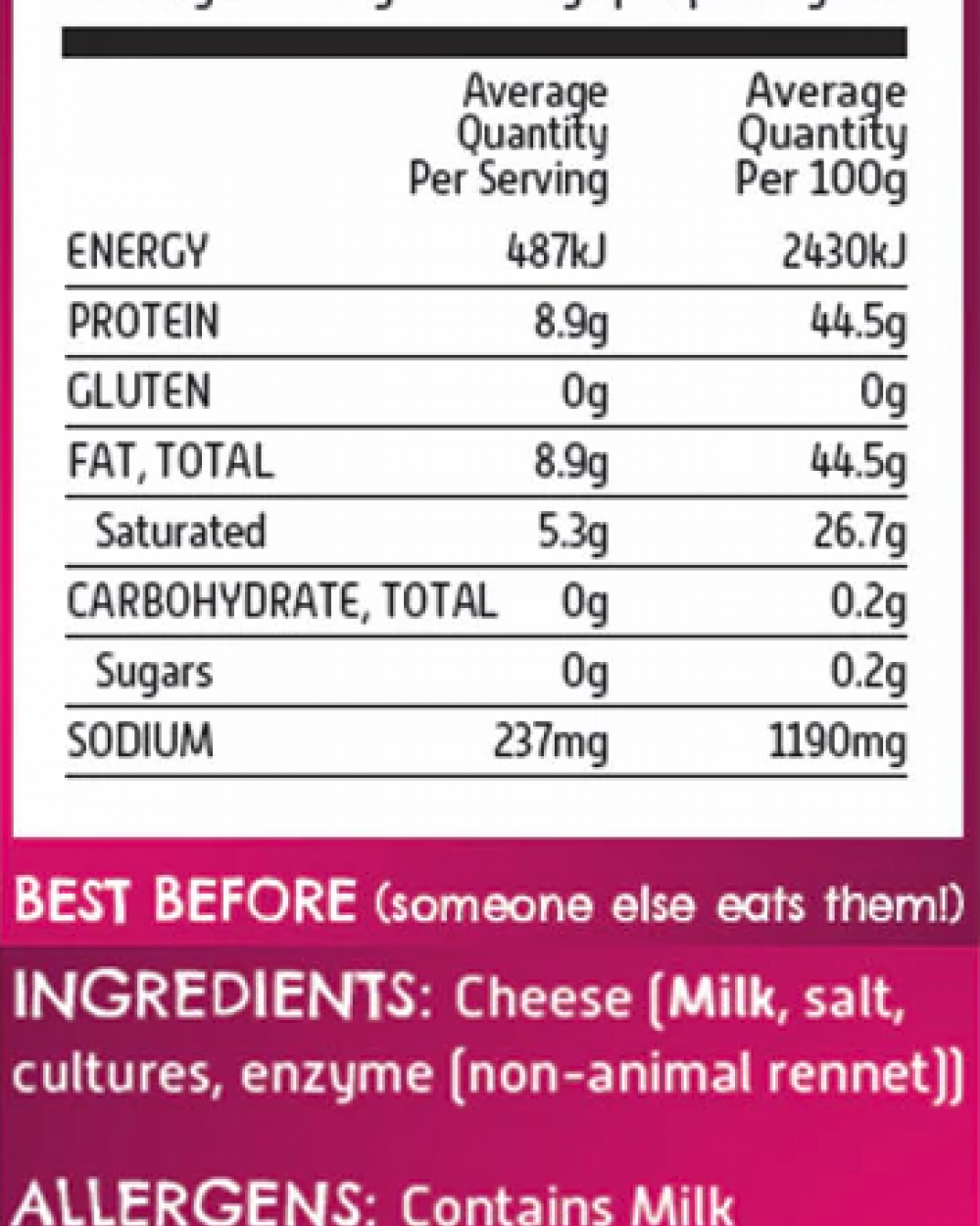 QB's Crunchy Cheese