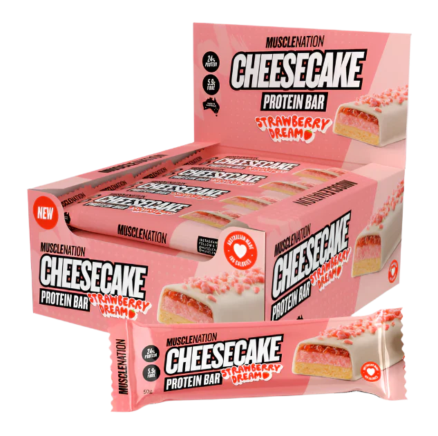 Muscle Nation Cheesecake Protein Bars