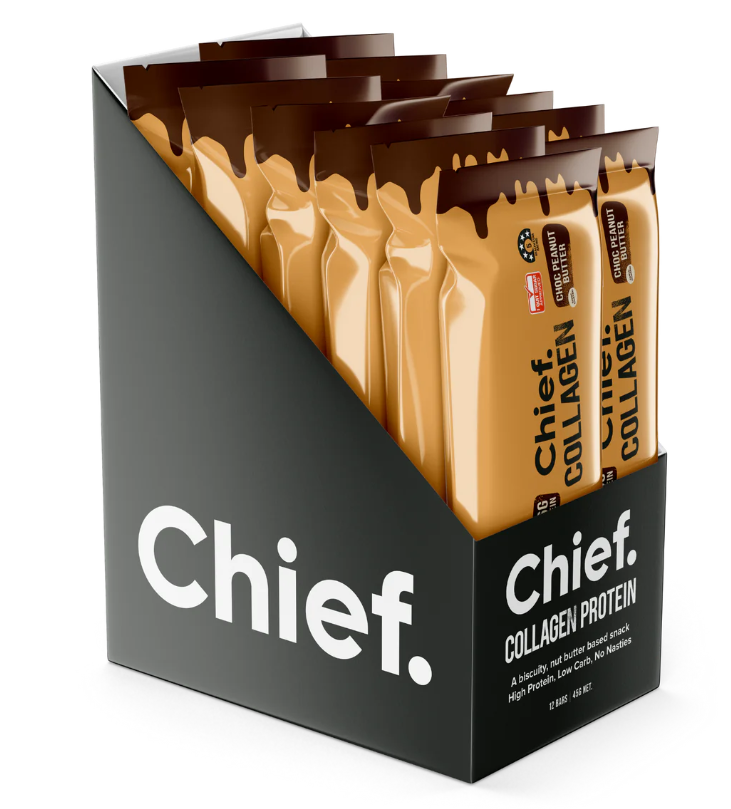 Chief. Nutrition Collagen Protein Bars