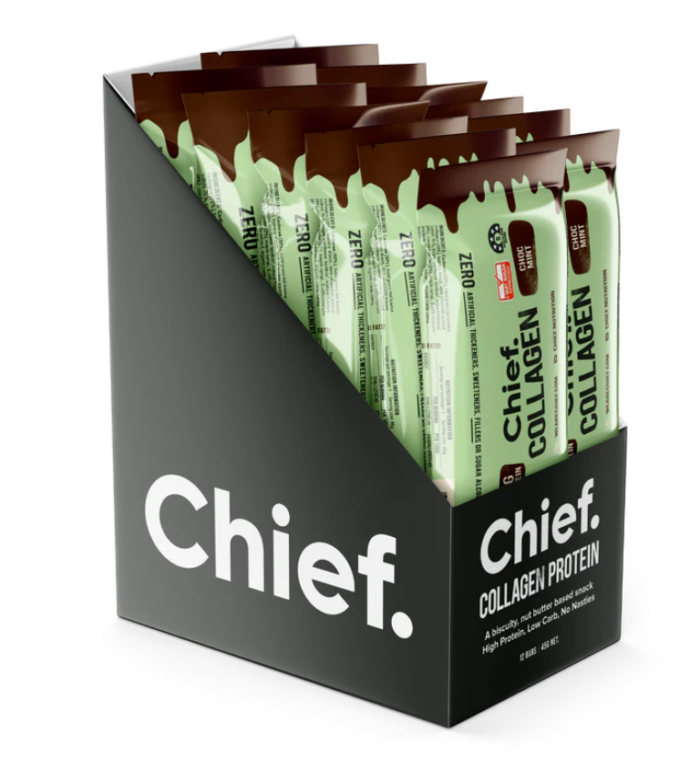 Chief. Nutrition Collagen Protein Bars