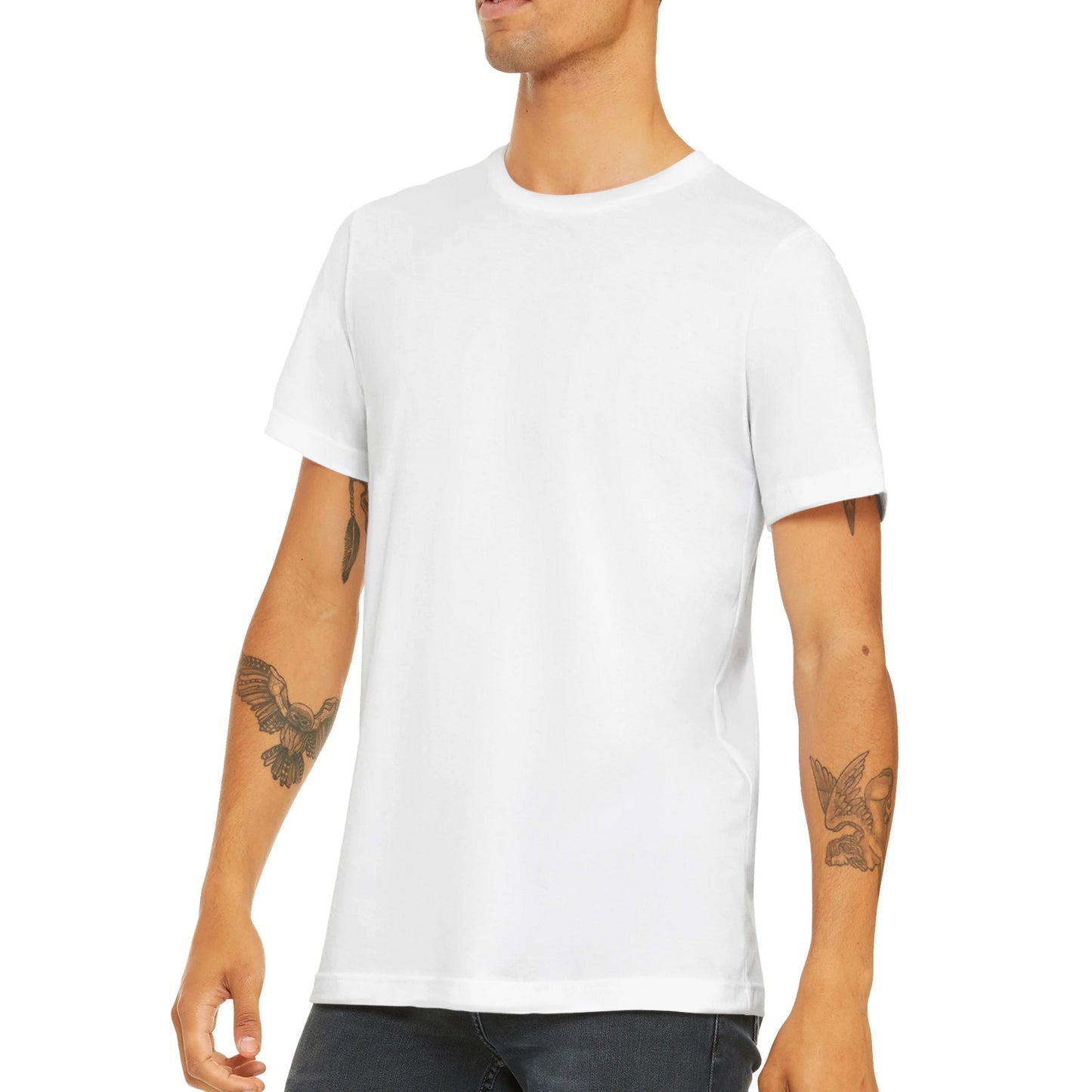 Eat Meat, Be Happy Unisex Crewneck T-shirt