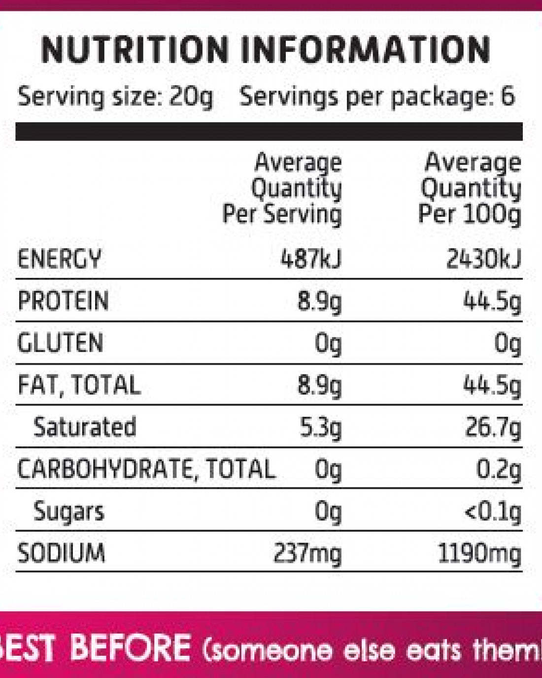 QB's Crunchy Cheese