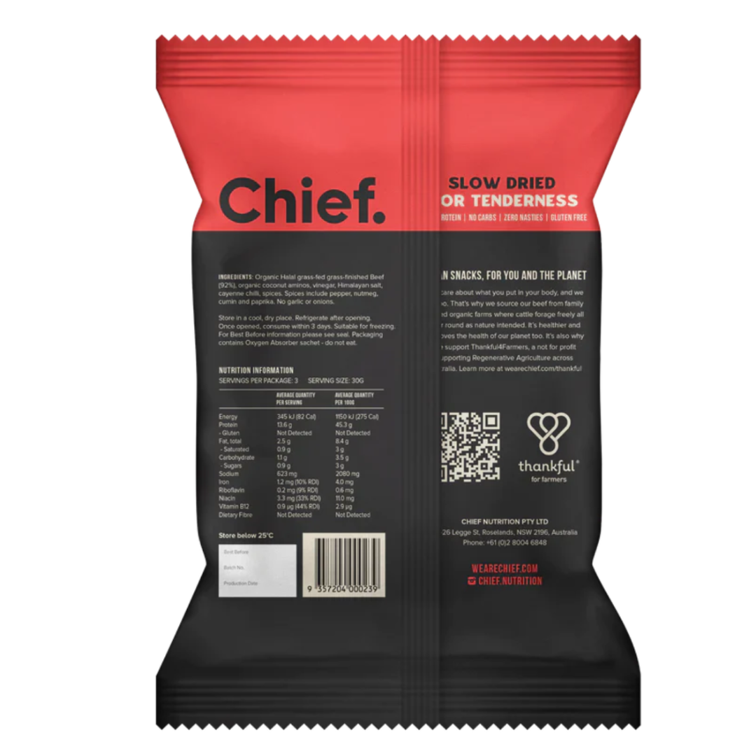 Chief. Nutrition Biltong