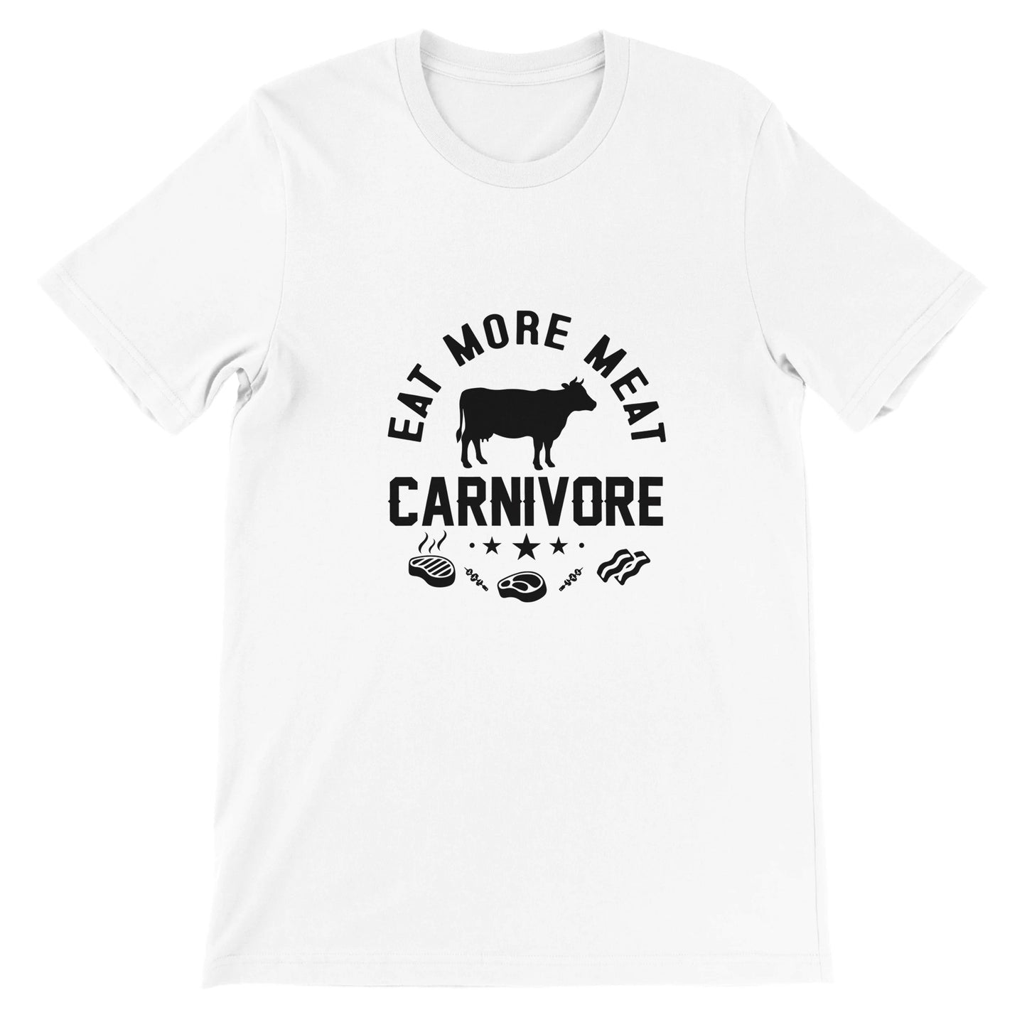 Eat More Meat Premium Unisex Crewneck T-shirt