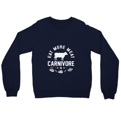Eat More Meat Premium Unisex Crewneck Sweatshirt