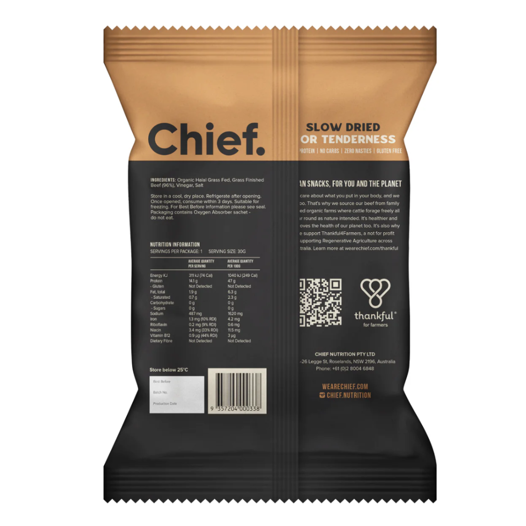 Chief. Nutrition Biltong