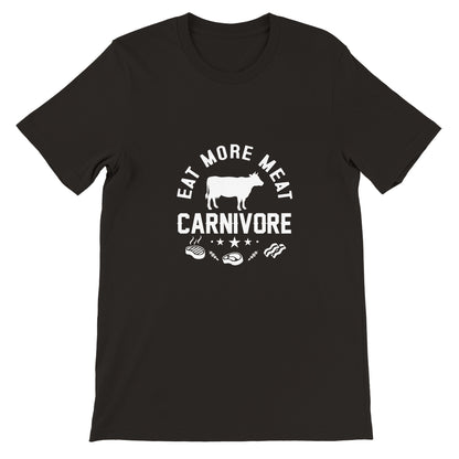 Eat More Meat Premium Unisex Crewneck T-shirt