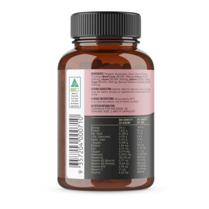 Chief Nutrition Organic Beef Offal Multivitamin