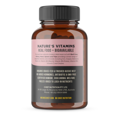 Chief Nutrition Organic Beef Offal Multivitamin