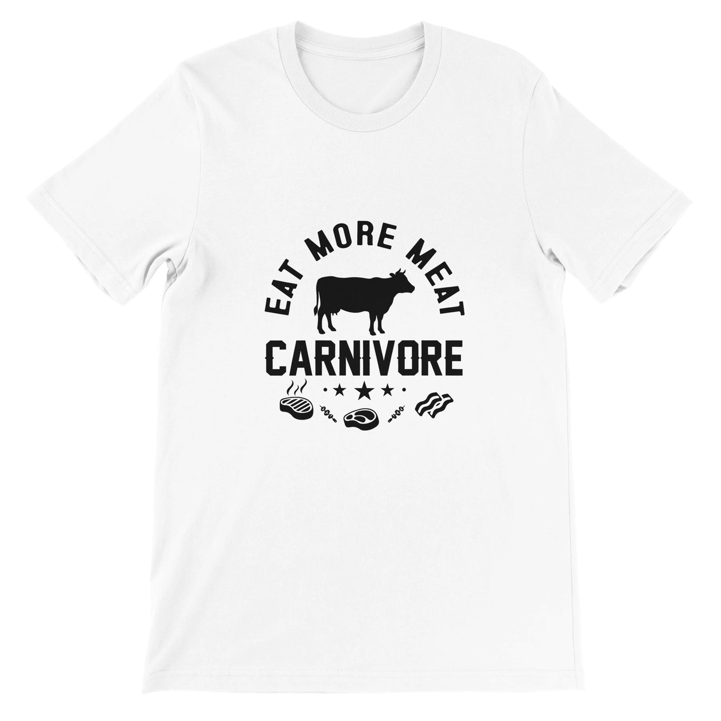 Eat More Meat Premium Unisex Crewneck T-shirt