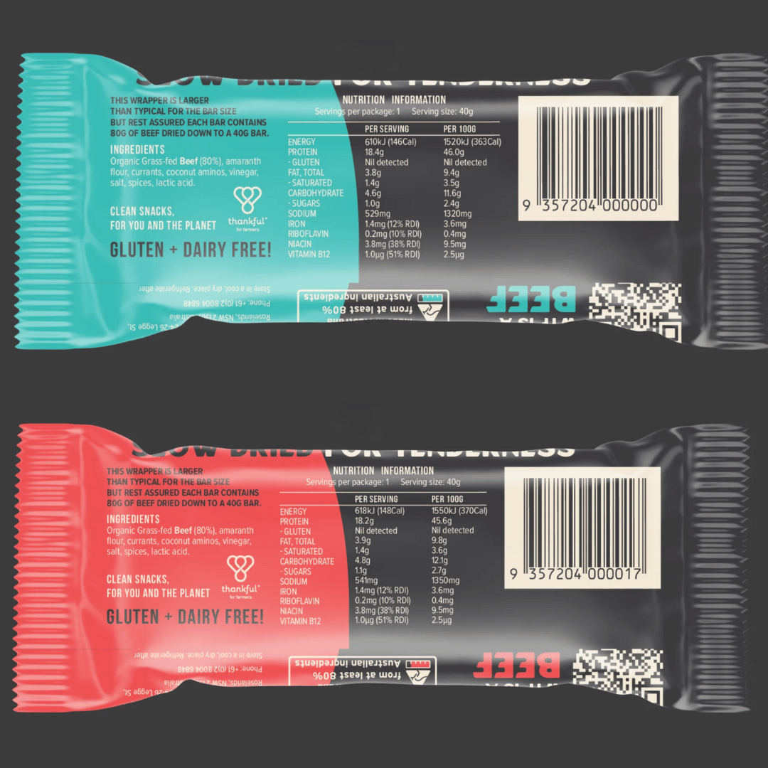 Chief. Nutrition Beef Bars