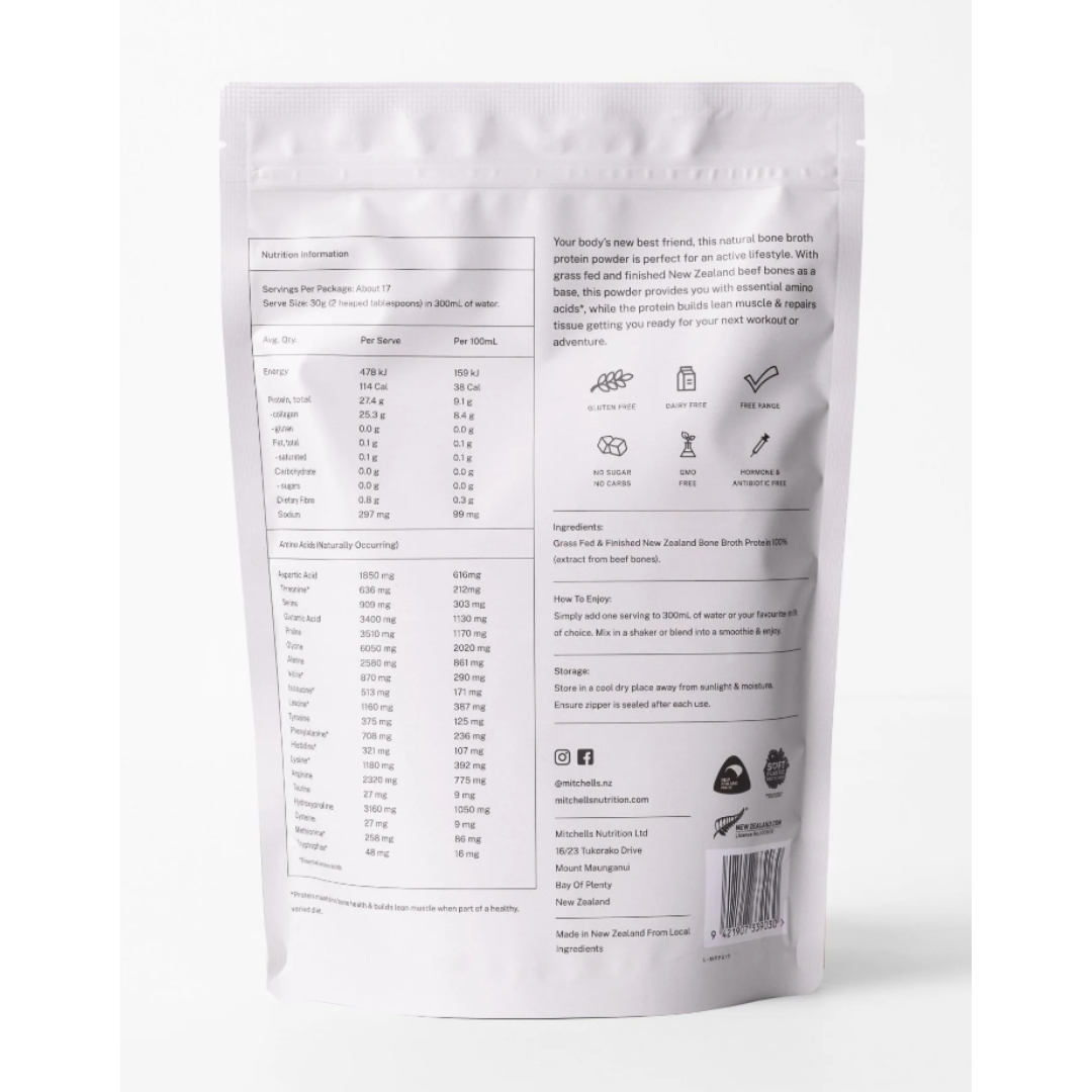Mitchell's Bone Broth Protein Powders