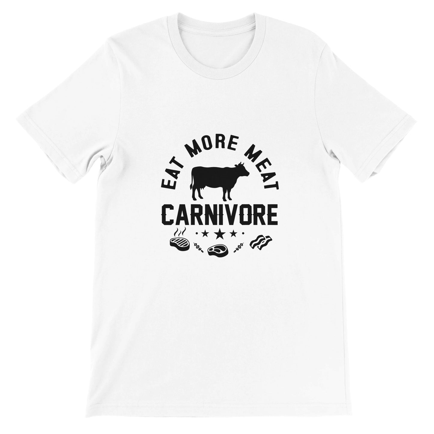 Eat More Meat Premium Unisex Crewneck T-shirt