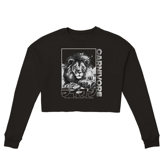 The Lion Women's Cropped Sweatshirt