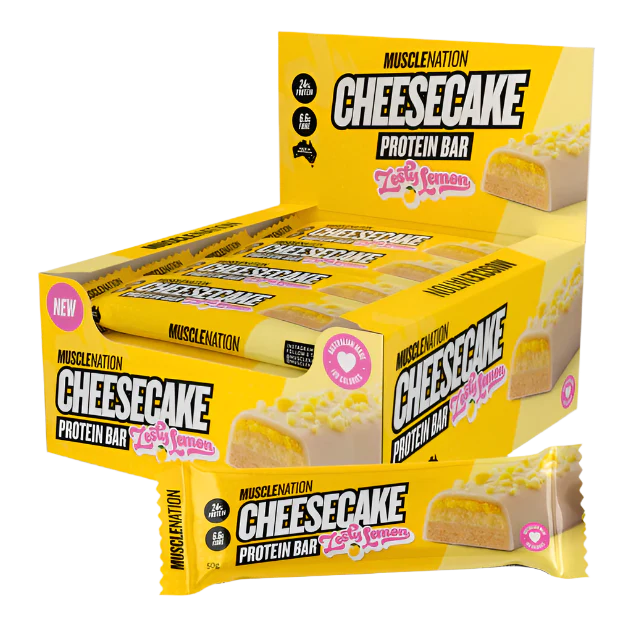 Muscle Nation Cheesecake Protein Bars