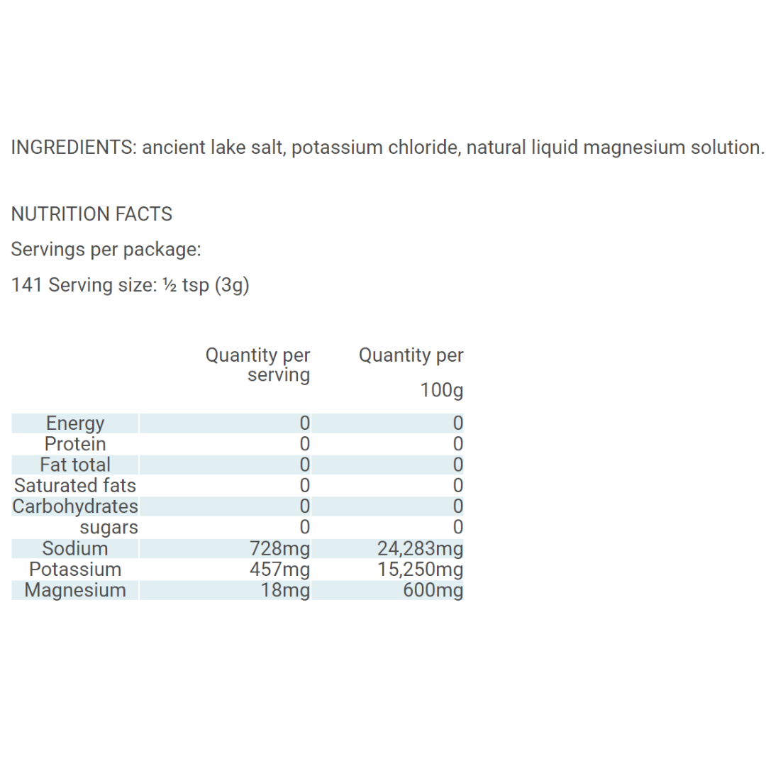 Ancient Lakes Mineral Balance - Essential Electrolytes