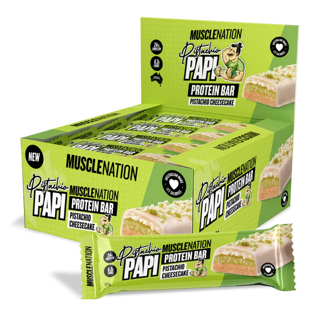 Muscle Nation Cheesecake Protein Bars