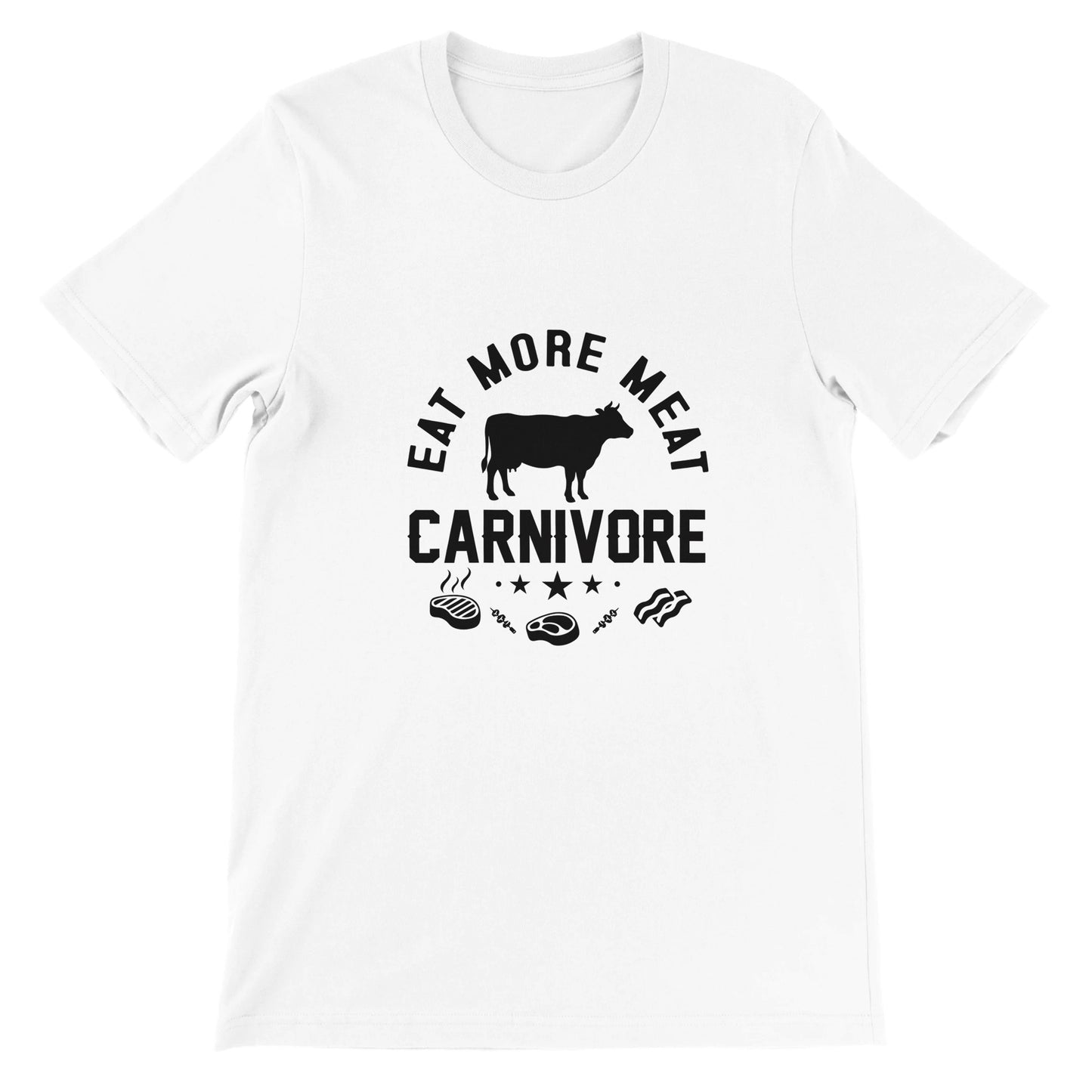 Eat More Meat Premium Unisex Crewneck T-shirt
